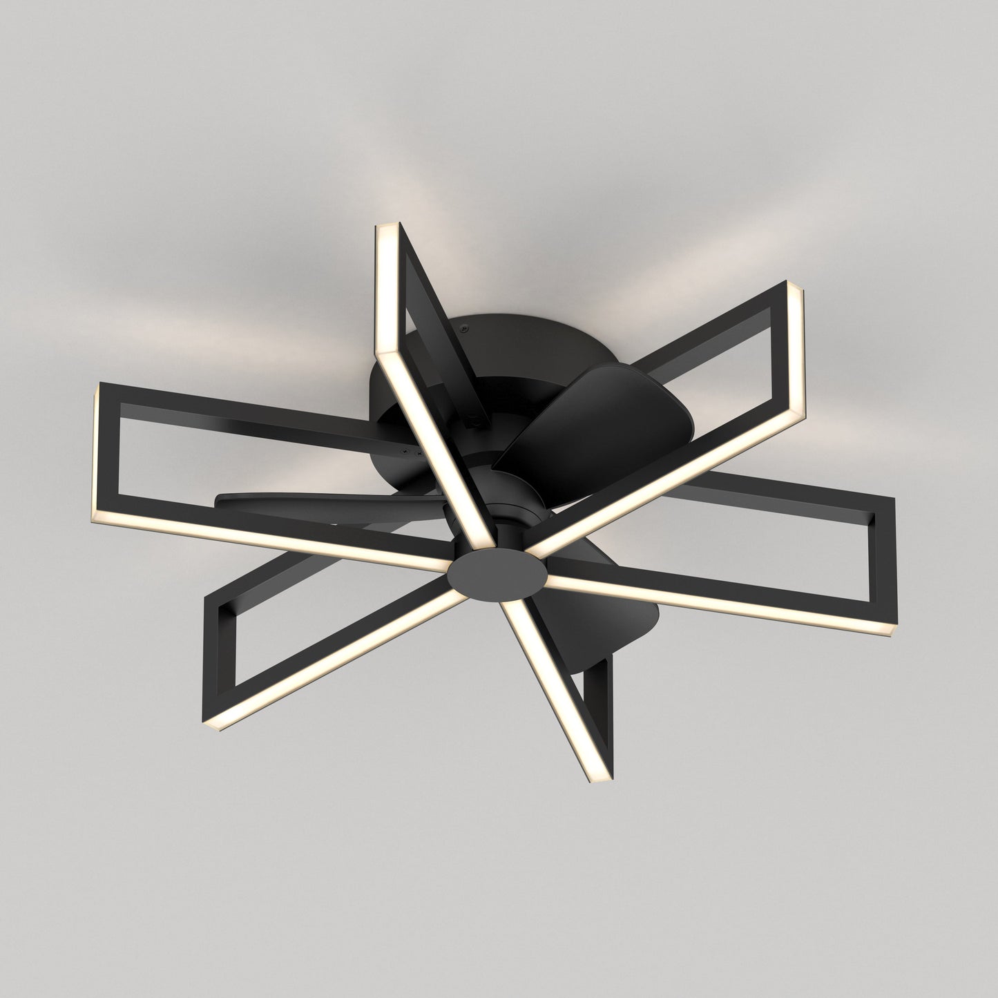 Swirl | 26 in. LED Modern Ceiling Fan with Remote Control & 3 Speeds 3