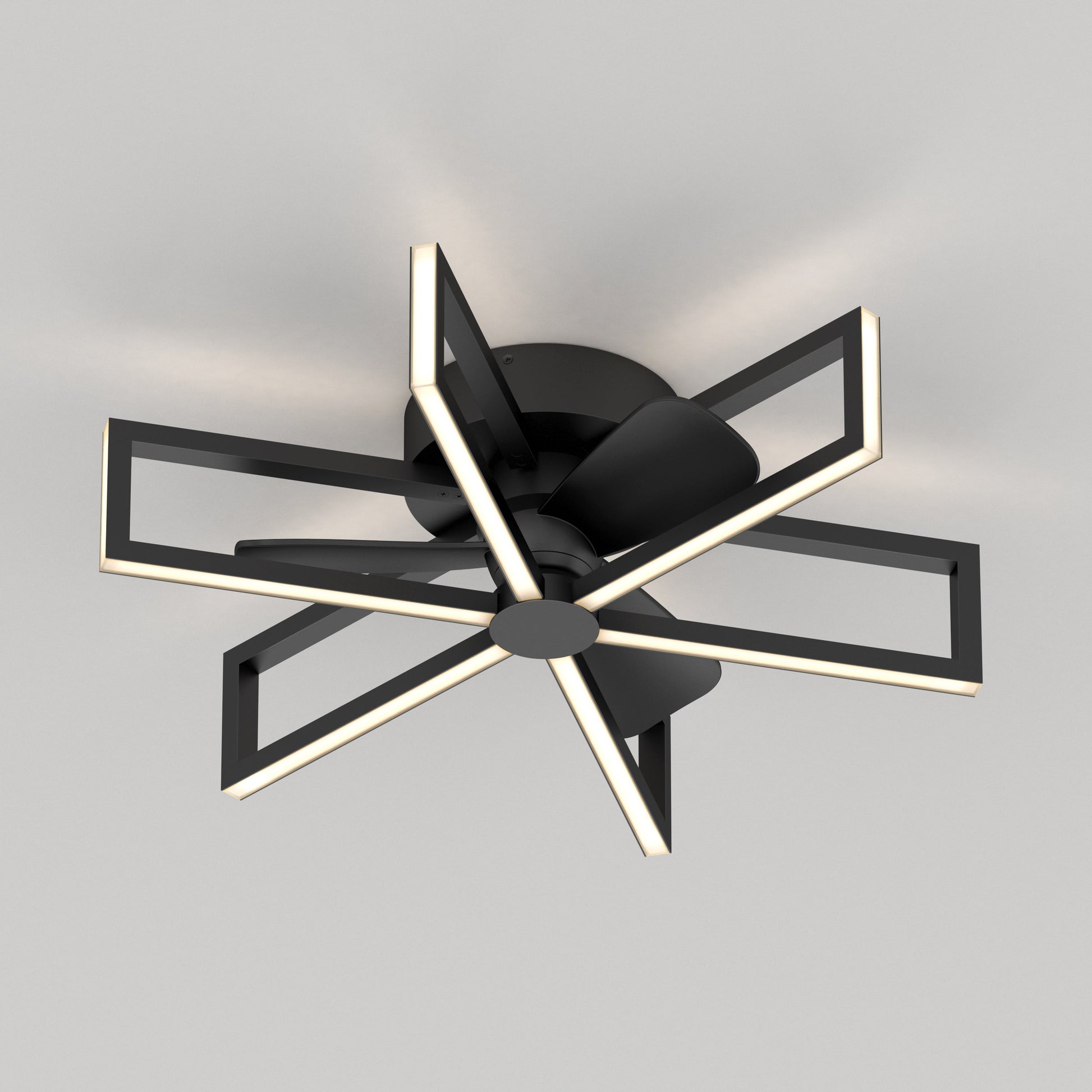 Swirl | 26 in. LED Modern Ceiling Fan with Remote Control & 3 Speeds 3