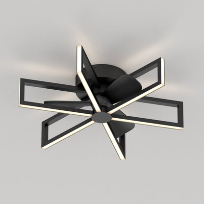 Swirl | 26 in. LED Modern Ceiling Fan with Remote Control & 3 Speeds 3