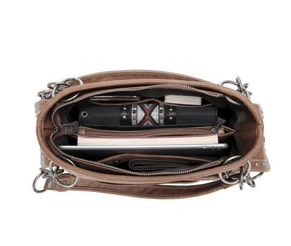 Western Elegance Tooled Leather Purse