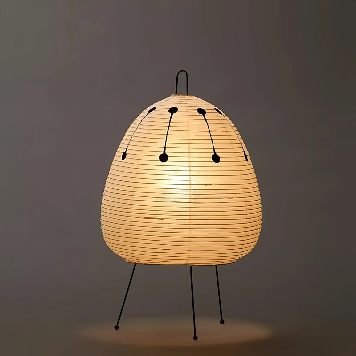 Table Lamp | Elegant Japanese Lantern Design with Soft Mulberry Paper Light 11