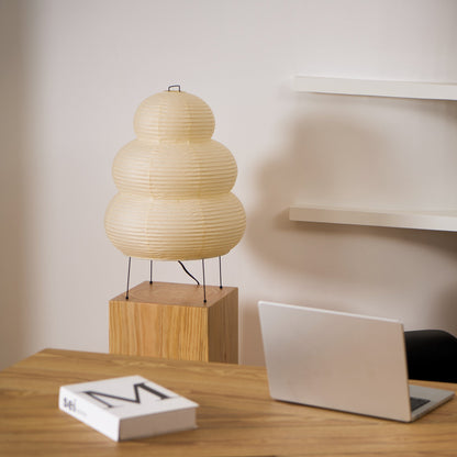 Table Lamp | Elegant Japanese Lantern Design with Soft Mulberry Paper Light 5