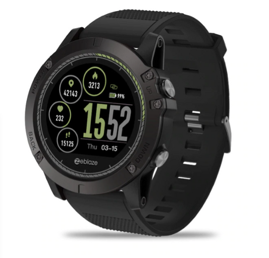 Tactical Smartwatch | 3D Interface with Health Monitoring Features 0