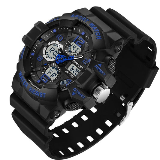 Tactical Waterproof Digital Wristwatch | Durable Electronic Watch for Outdoor Adventures 0