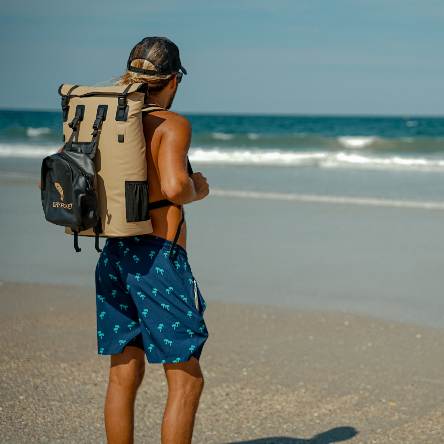 The Bellavia - Automatisk tätning, vattentät, flytande, luktbeständig ryggsäckskylare / torrpåse kombination