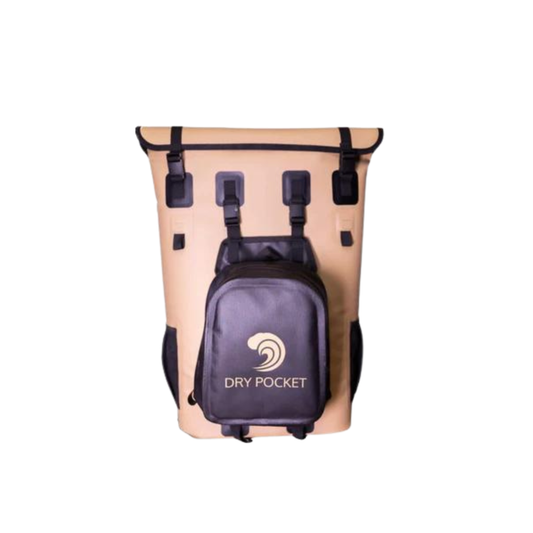 The Bellavia - Auto-Sealing, Waterproof, Floating, Scent Proof Backpack Cooler / Dry Bag Combo