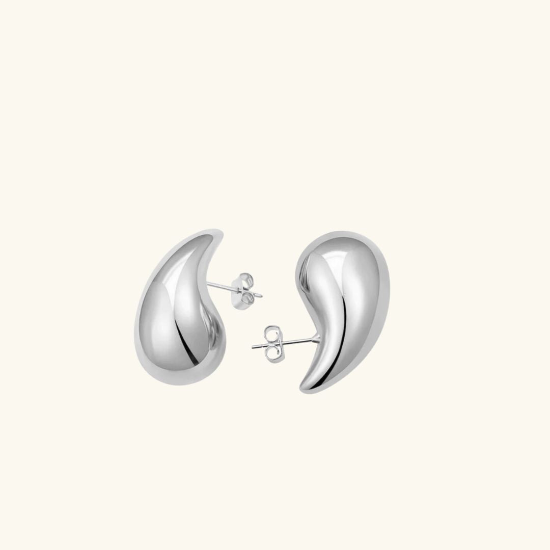 Teardrop Earrings | Hand-Polished 18K Gold with Hypoallergenic Design 9