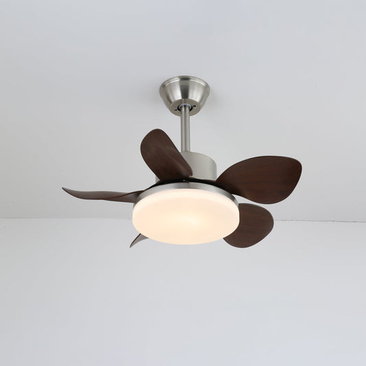 Terra | Walnut Ceiling Fan Light with Integrated LED and 6-Speed Control 0