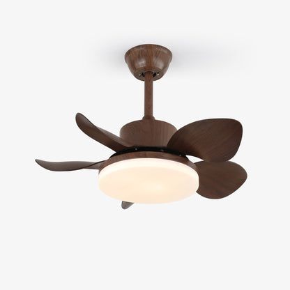 Terra | Walnut Ceiling Fan Light with Integrated LED and 6-Speed Control 1