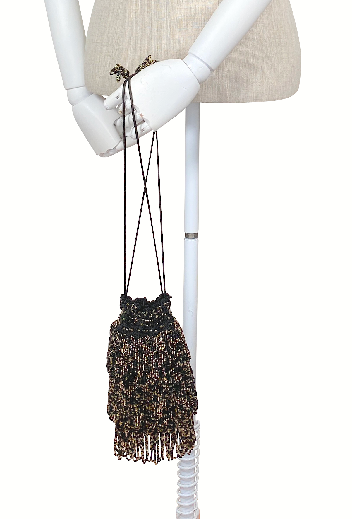 De Bonbon 1920's Pochette Tas - Noir Confetti