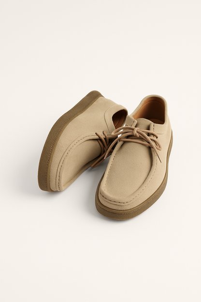 Theodore Suede Lace-Up Shoes | Comfortable Crepe Sole with Rustic Charm 5