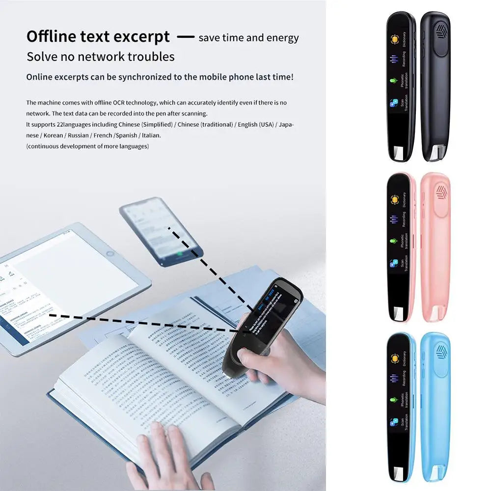 Translation Pen | Instant Text-to-Speech and Offline Scanning in 55+ Languages 2