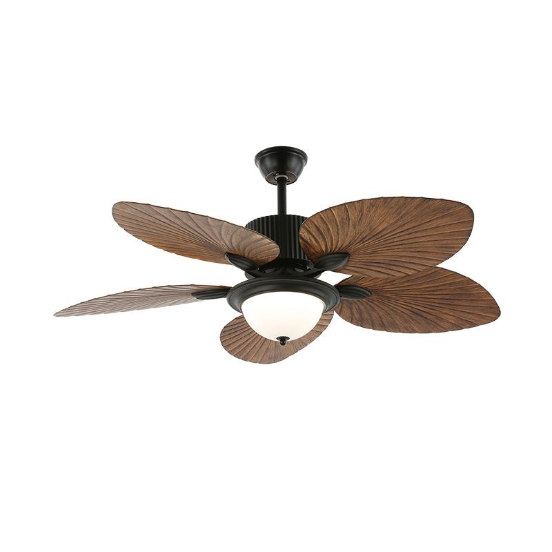 Tropical Ceiling Fan Light | Banana Leaf Design with Integrated Lighting 10