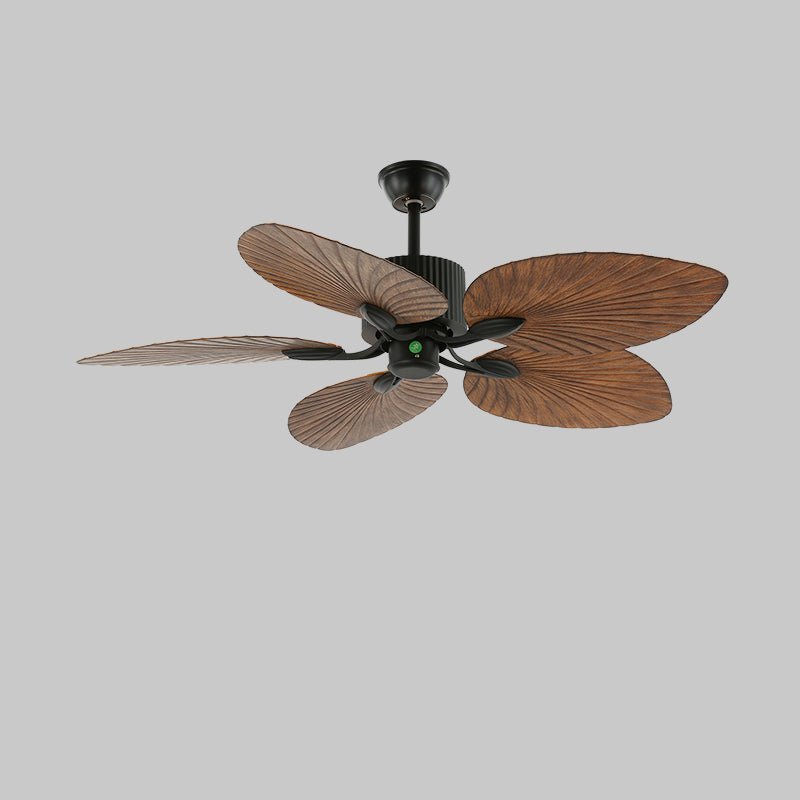 Tropical Ceiling Fan Light | Banana Leaf Design with Integrated Lighting 9
