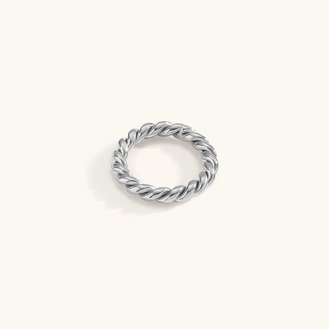 Twist Ring | Stylish Twisted Design in Ethically Sourced Gold 6