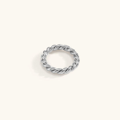 Twist Ring | Stylish Twisted Design in Ethically Sourced Gold 6