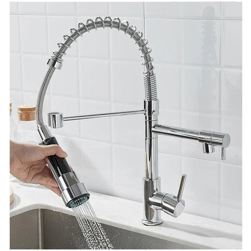 Two-Way Faucet Connector | Compact Dual Outlet for Kitchen Efficiency 6