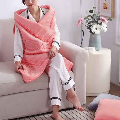 USB Heated Blanket | Portable Electric Throw with Adjustable Heat Levels 10