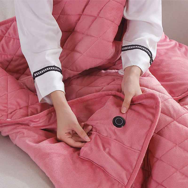 USB Heated Blanket | Portable Electric Throw with Adjustable Heat Levels 5