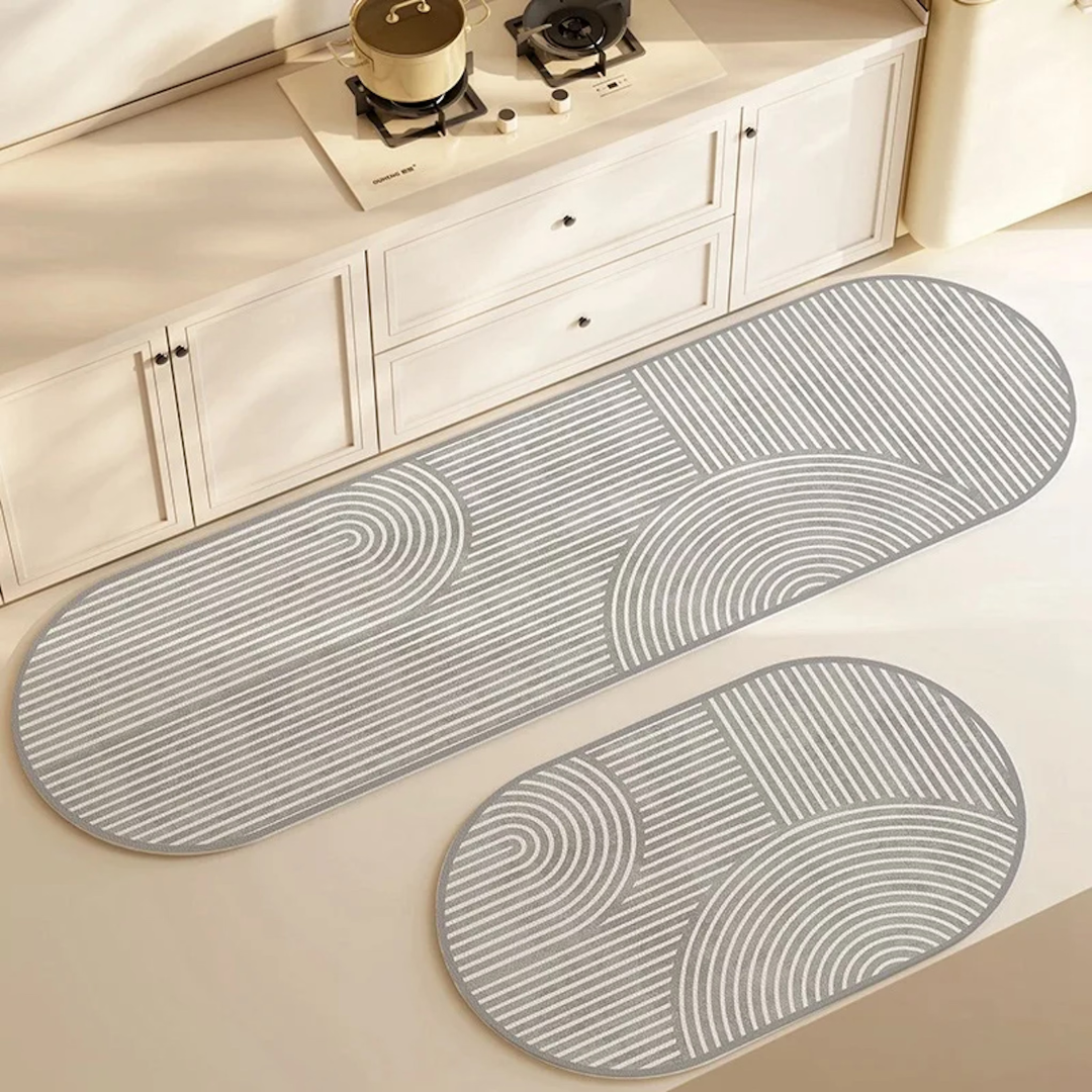 Ultra-Absorbent Kitchen Mat with Anti-Slip Backing | QuickDry Kitchen Rugs 2