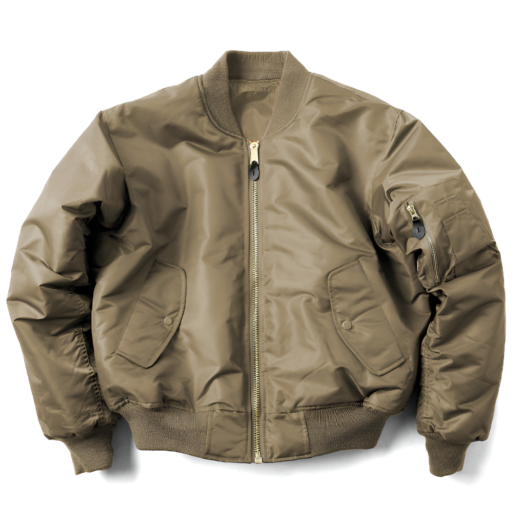 Unisex Bomber Jacket | Durable Polyester with Ribbed Finishes 1