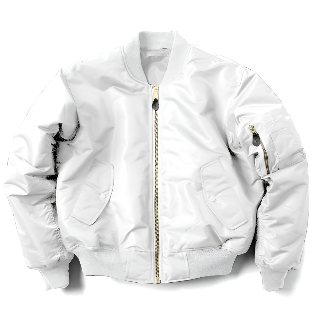 Unisex Bomber Jacket | Durable Polyester with Ribbed Finishes 4