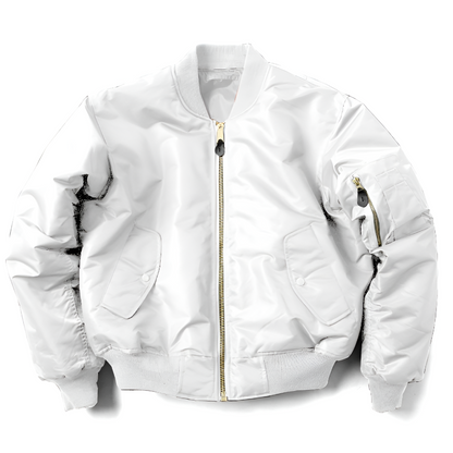 Unisex Bomber Jacket | Durable Polyester with Ribbed Finishes 4