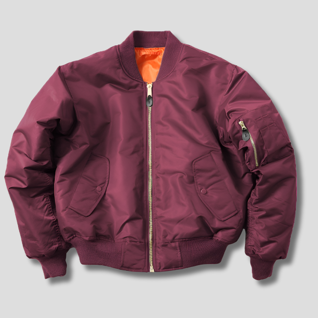 Unisex Bomber Jacket | Durable Polyester with Ribbed Finishes 8