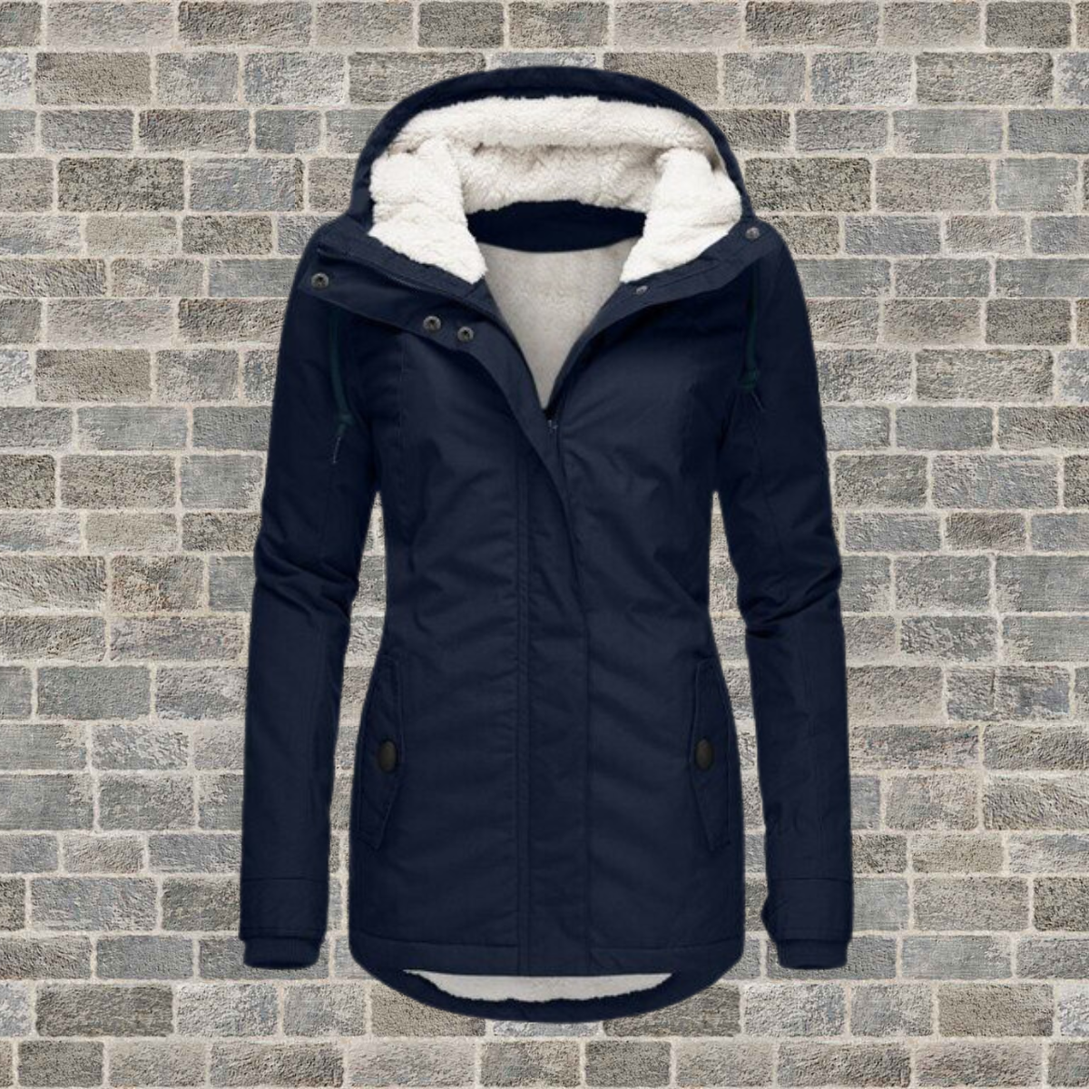Plush Lined Winter Coat | ELVIRA