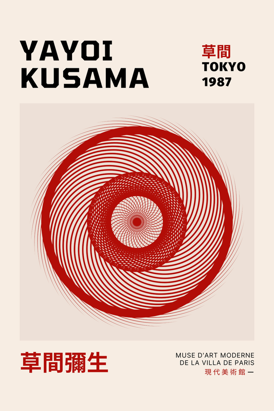 Yayoi Kusama - Tokyo 1987 - Originaltryck