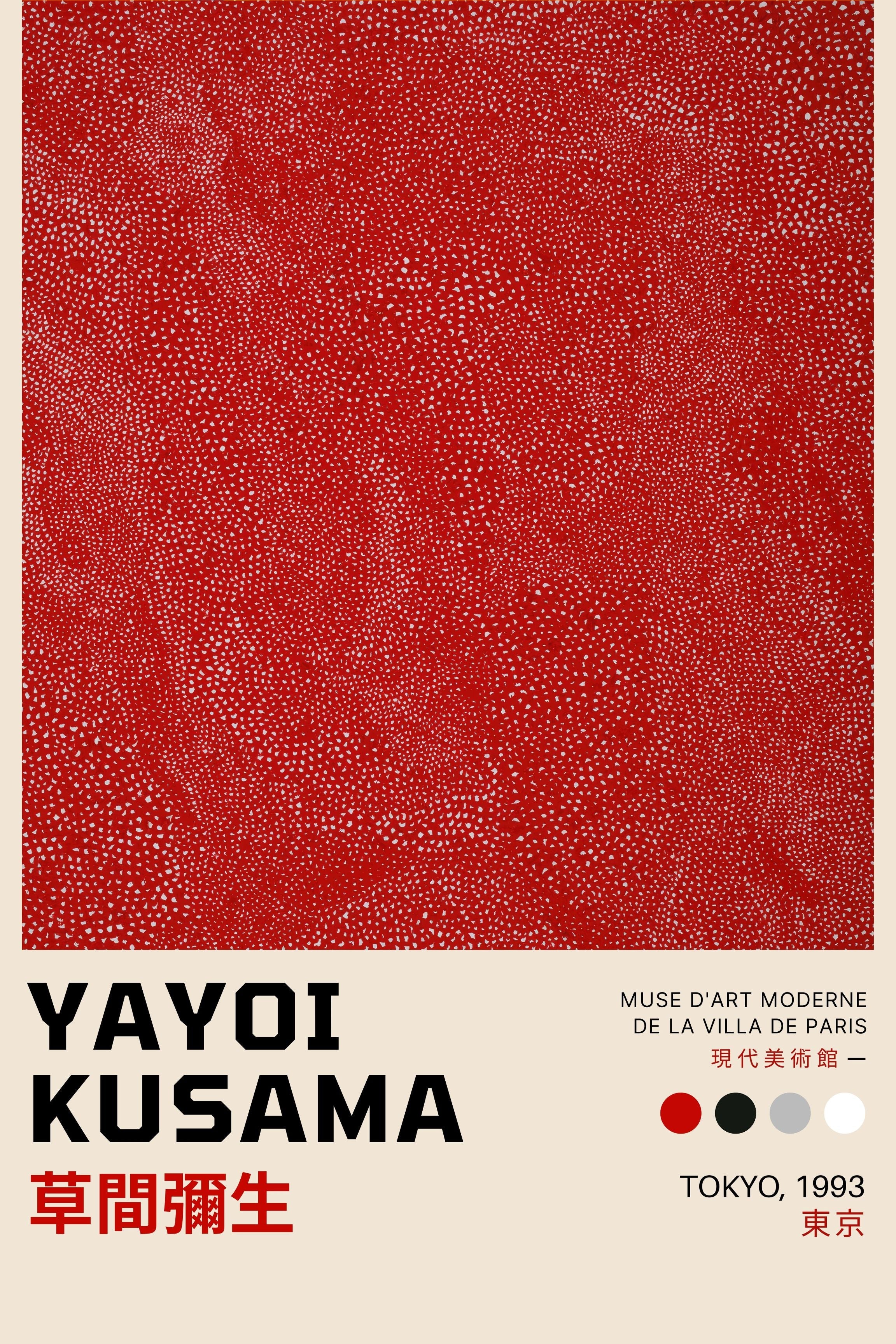 Yayoi Kusama - Tokyo 1993 - Originaltryck