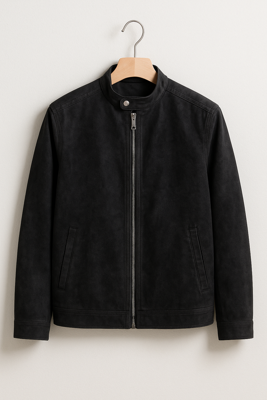 Urban Style Jacket | Soft Fabric with Stand Collar & Zipper Design 0