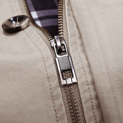 Urban Water-Resistant Autumn Jacket | Slim Fit with Hood and Pockets 3