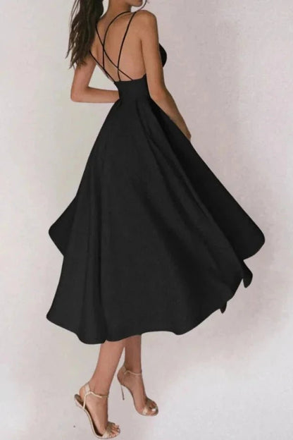 V-Neck Strappy Dress | Elegant Summer Dress with Adjustable Straps 1
