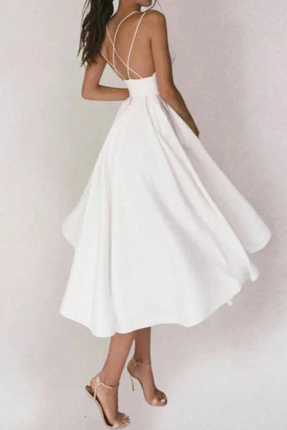 V-Neck Strappy Dress | Elegant Summer Dress with Adjustable Straps 5