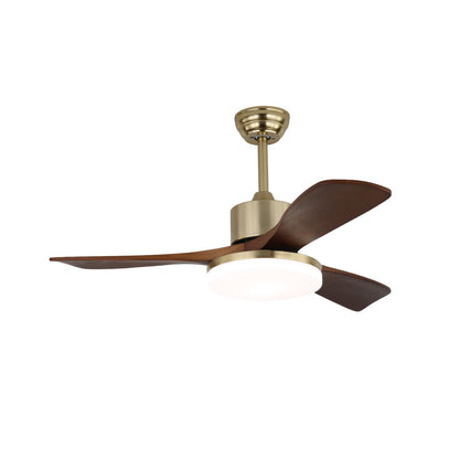 Vega | 42 & 52 Ceiling Fan Light with LED and Walnut Wood Blades 5