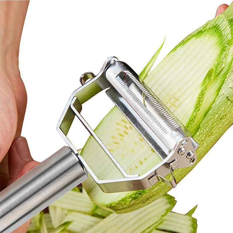 Vegetable Slicer | Dual Stainless Steel Blades for Peeling and Julienning 3
