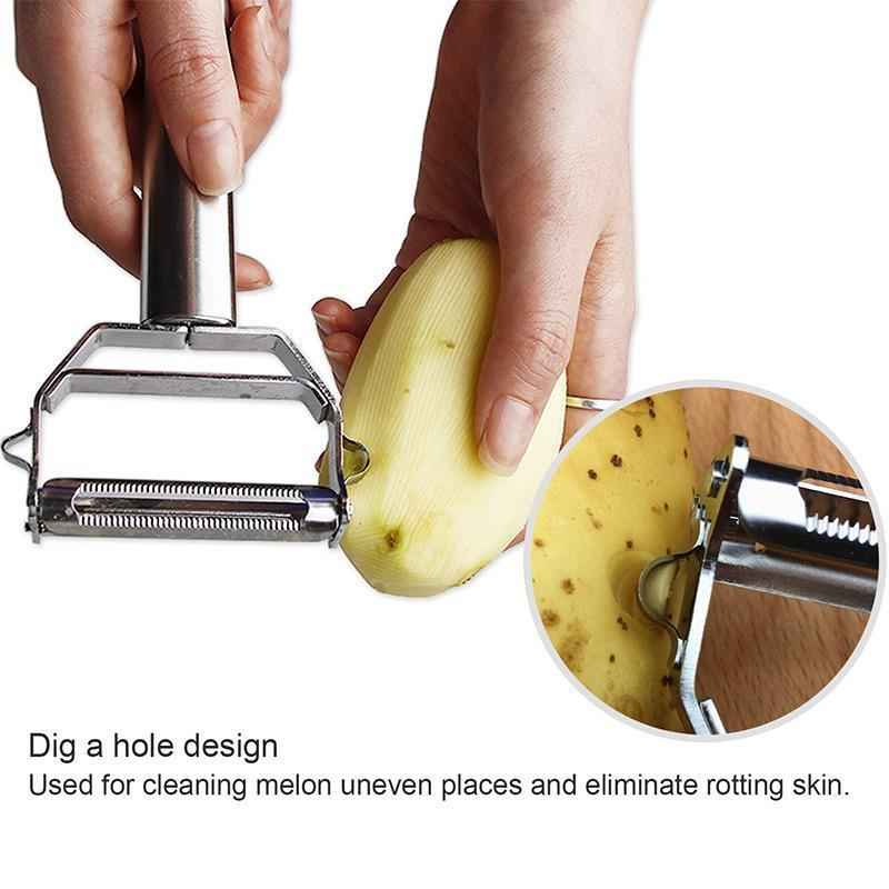 Vegetable Slicer | Dual Stainless Steel Blades for Peeling and Julienning 6