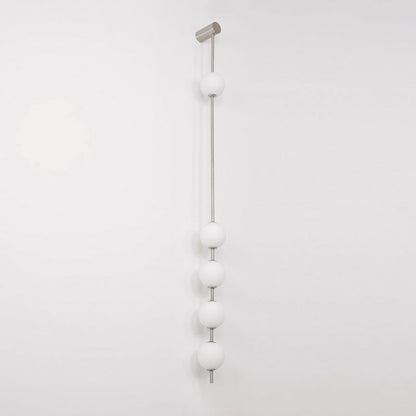 Vertical Balls Wall Lamp | Elegant Brass Sconce with Adjustable Height 10