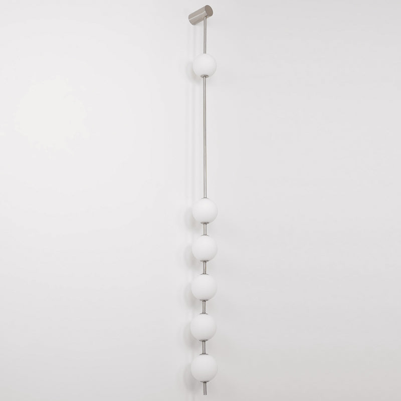 Vertical Balls Wall Lamp | Elegant Brass Sconce with Adjustable Height 17