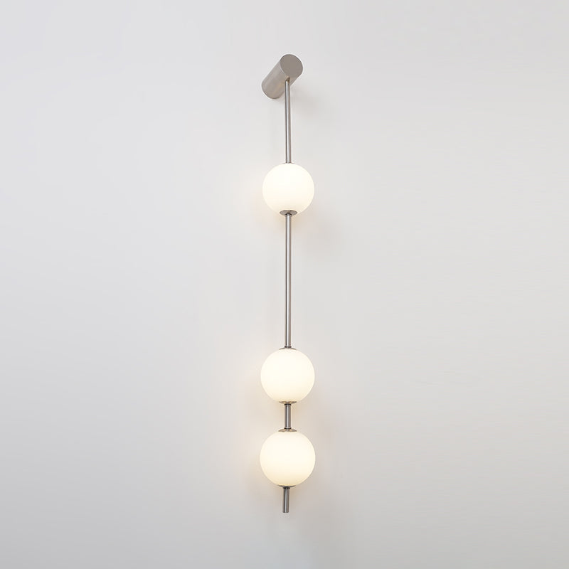 Vertical Balls Wall Lamp | Elegant Brass Sconce with Adjustable Height 9