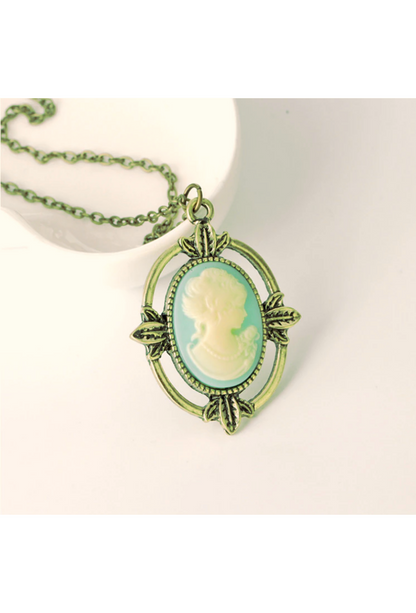 De vintage camee ketting