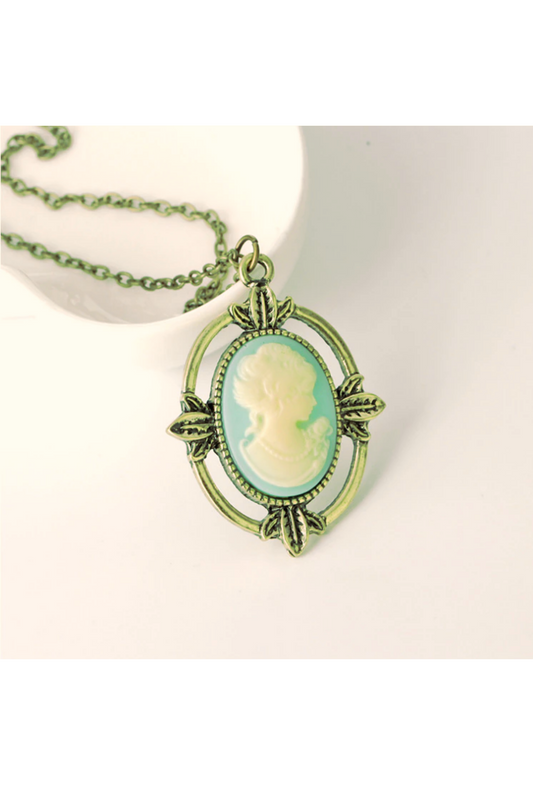 De vintage camee ketting