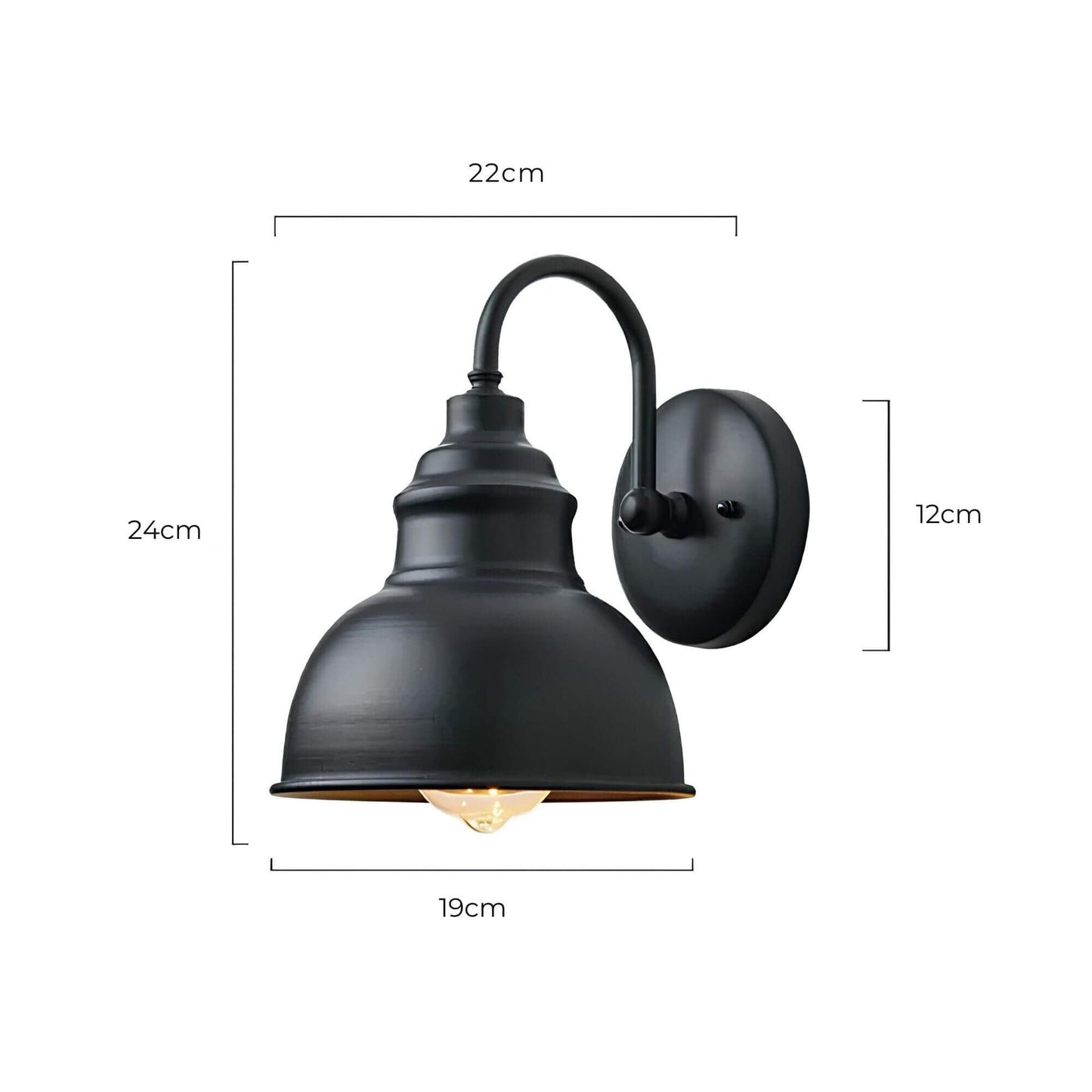 Vintage Outdoor Wall Lantern | Weather-Resistant Design for Patios 5