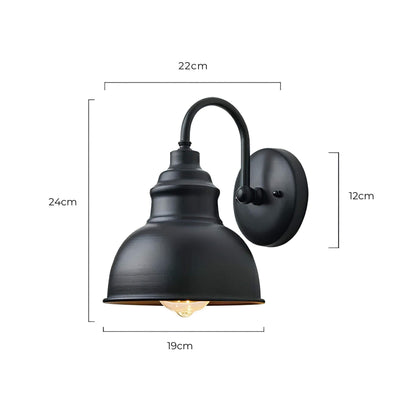 Vintage Outdoor Wall Lantern | Weather-Resistant Design for Patios 5