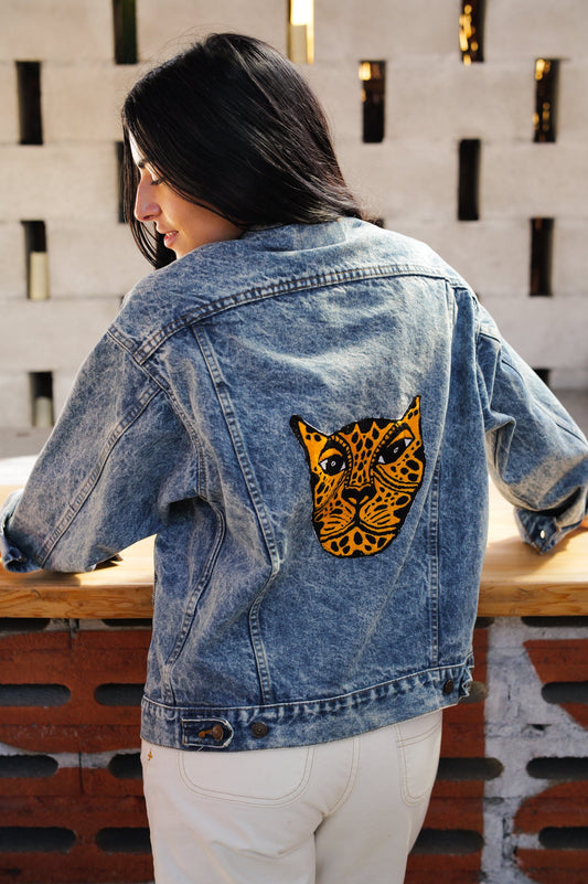 VINTAGE LEVIS DENIM JAGUAR JACKET