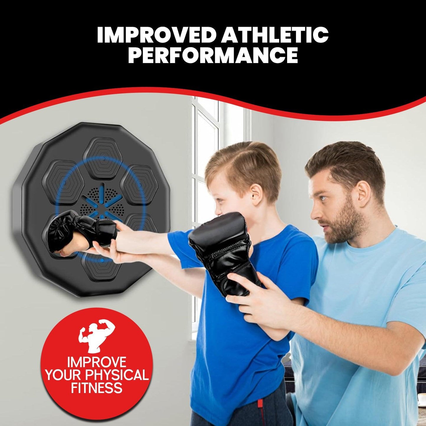 Wall-Mounted Bluetooth Boxing Trainer | Durable Fitness Machine with Real-Time Tracking 4