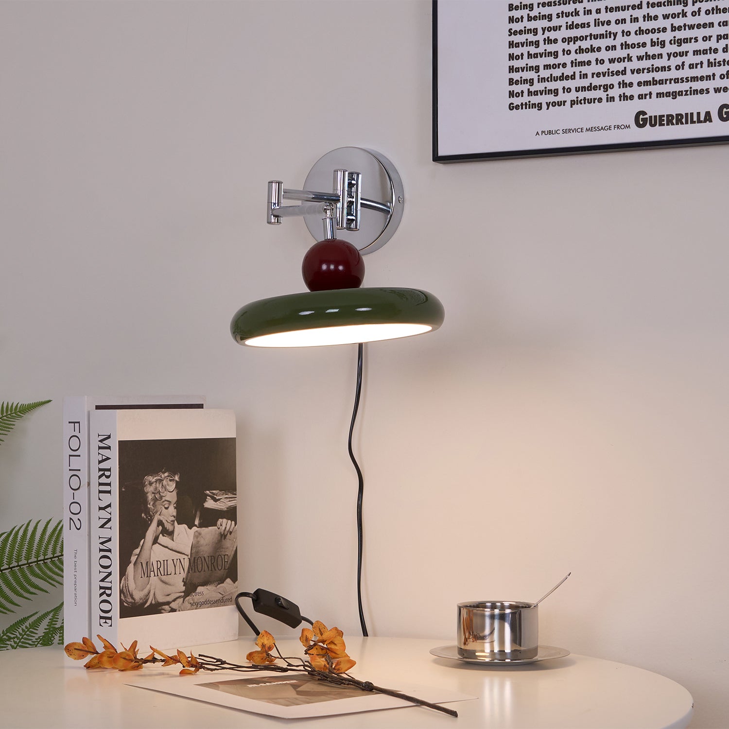 Wall Lamp | Elegant Round Sconce Light with Integrated LED 7