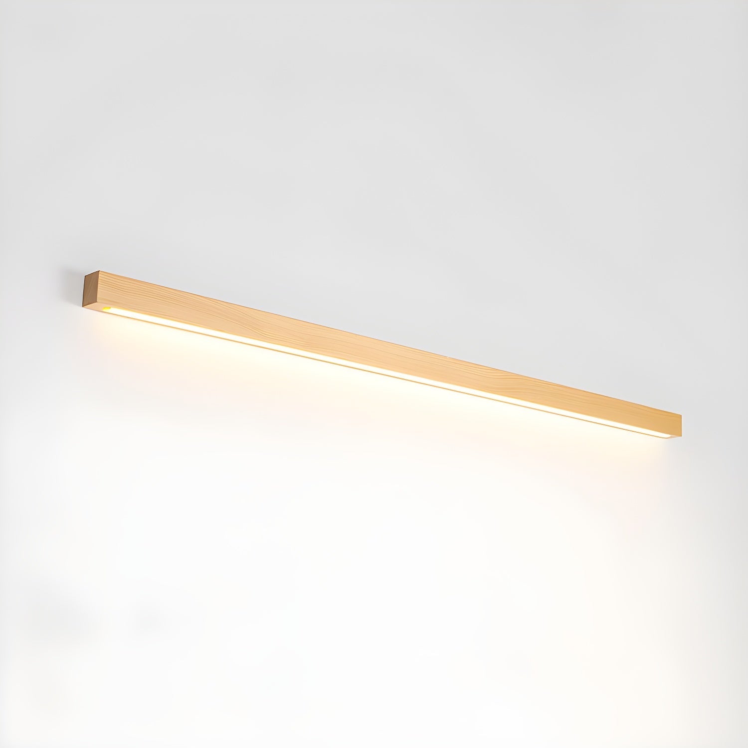 Wall Light | Dimmable LED Pine Wood Sconce for Hallways 11