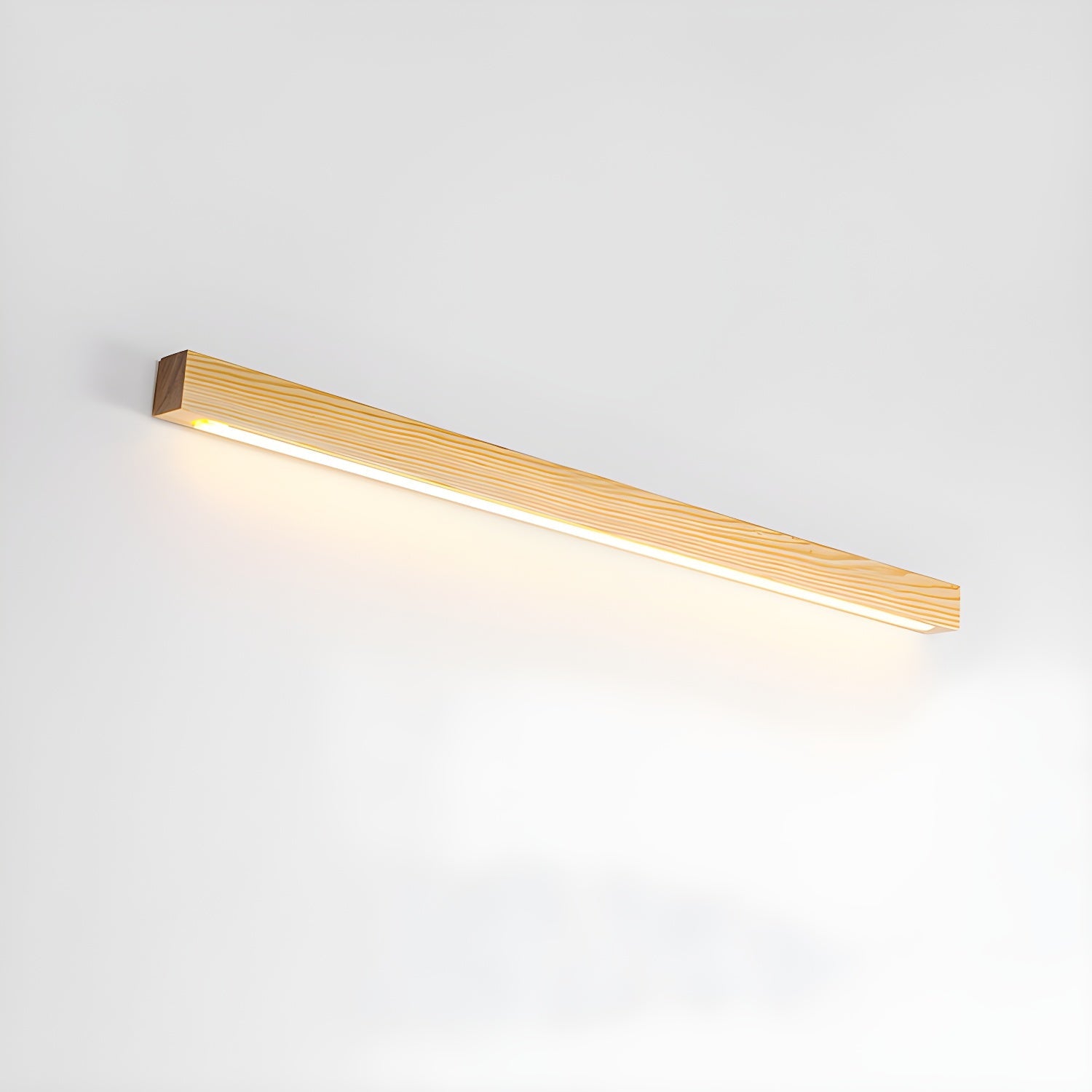 Wall Light | Dimmable LED Pine Wood Sconce for Hallways 13